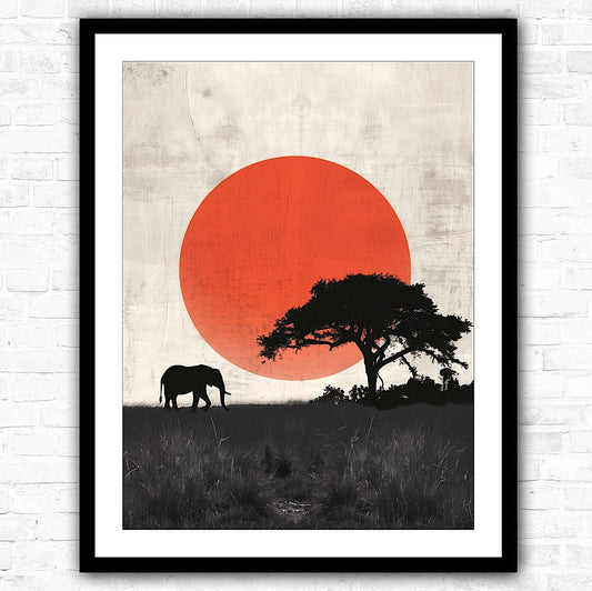 Elephant Silhouette